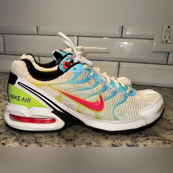 Nike Air Max Torch 4 Women's Size 8.5 White Teal Red Running Shoes CW5607-100 - Picture 13 of 13